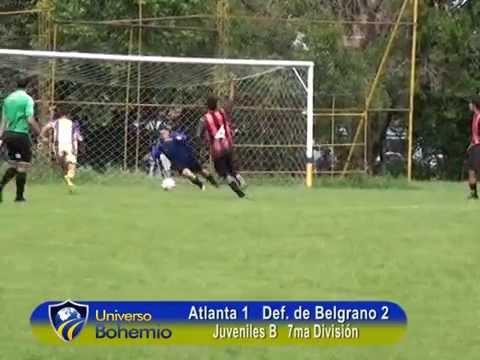 Atlanta 1  - Def  de Belgrano 2 - 7ma división
