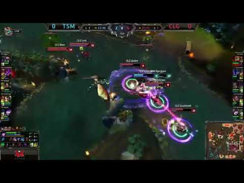 TSM Bjergsen Nidalee VS CLG Dexter Nocturne Game 1 Highlights   2014 NA LCS Spring Playoff HQ