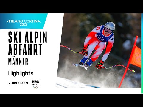 Erstes Olympia-Gold 2026 vergeben | Highlights deutsch | Olympia 2026 | Ski Alpin Abfahrt | Männer