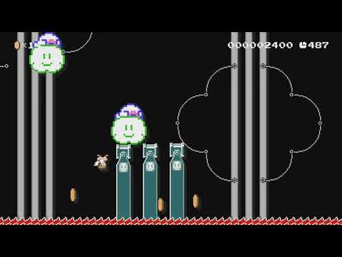 Tower of hope for batako♪(^ω^) by Xypher - Super Mario Maker - No Commentary 1bo