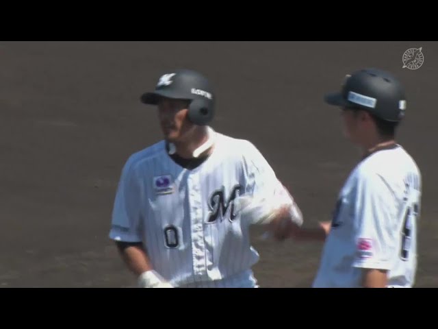 【ファーム】一軍復帰へ!! マリーンズ・荻野貴司 同点タイムリーヒットを放つ!!  2023年7月16日 千葉ロッテマリーンズ 対 埼玉西武ライオンズ
