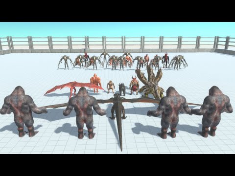 FANTASY WITH 4 GORO VS 2 FACTION | Animal Revolt Battle Simulator