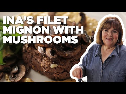 Ina Garten's Filet Mignon with Mustard and Mushrooms | Barefoot Contessa | Food Network