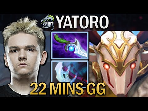 Juggernaut Dota 2 Gameplay Spirit.Yatoro - Easy 22 minutes GG - Road to TI12