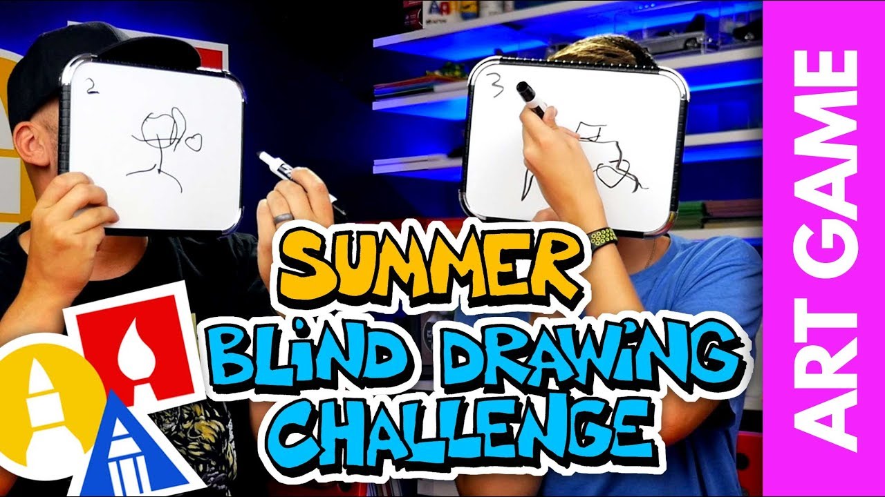 ART GAME: Summer Blind Drawing Challenge!