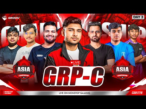 ASIA CHAMPIONSHIP ESPORTS QUALIFIERS GRP-C 🔥🥵 || FT- TG, RNX, JG, REX, HN, #nonstopgaming