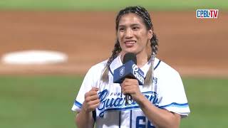 [問卦] 陳念琴中職開球+賽後跟Angels 一起跳舞