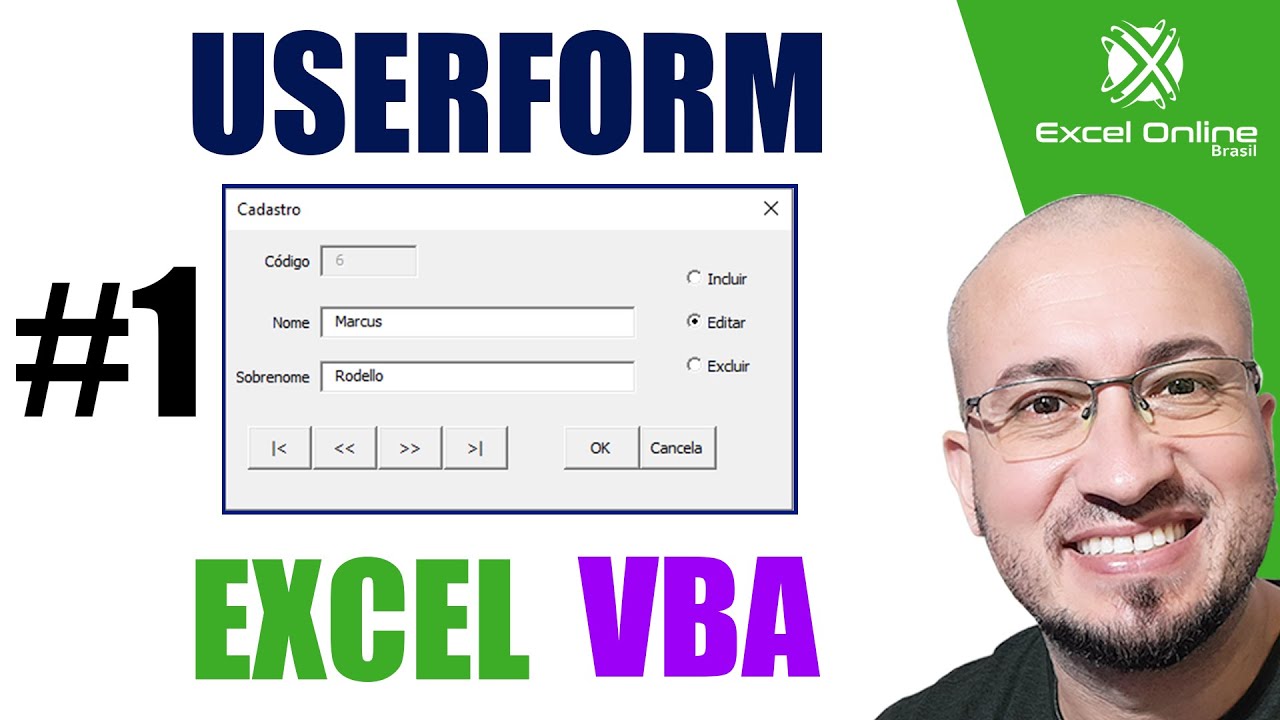 ✅Como criar um Formulário no VBA de Modo Profissional - Aula 1/4