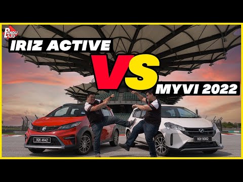 Perodua Myvi 2022 vs Proton Iriz Active - Siapa Juara?
