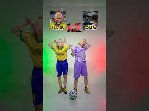 BRASIL vs KOREA🔥 Which Team?😳 FIFA World Cup⚽