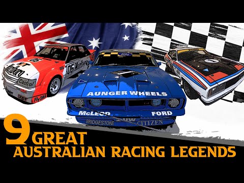 9 Great Australian Racing Icons (National Motor Racing Museum)