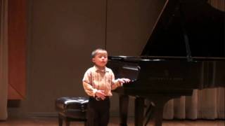 Dylan, 5 yrs old @ Colburn Chopin Waltz In A Minor 21 Nov 2010