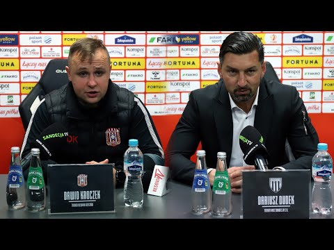 2022-04-14 Sandecja Nowy Sącz - Resovia Rzeszów 0-0, pomeczowa konferencja prasowa