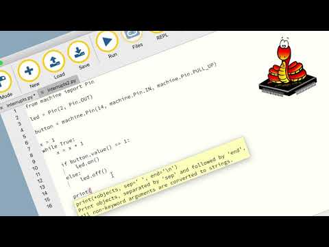 Janky Maker : MicroPython - How to use Interrupts // ESP8266 // ESP32 // MicroBit