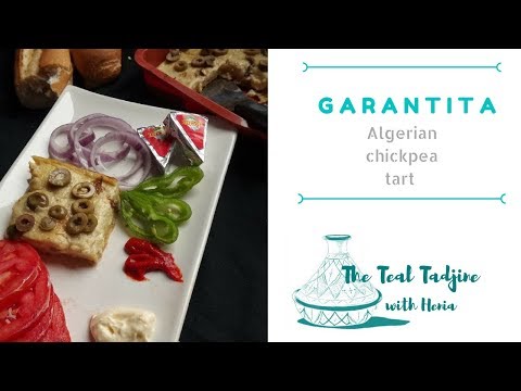 Garantita | Algerian Chickpea Tart, Flan de Pois Chiches Algériens, كرنتيكا