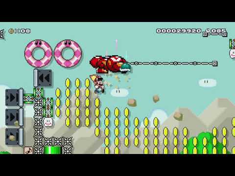 『Hold↑+B』WiiUで唯一マリメだけしている者には悩ましい by ⊂ まさひろ ⊃ - Super Mario Maker - No Commentary 1bp 1bq