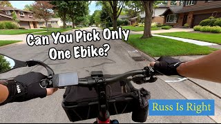 Pick One Ebike To Keep... Which One Would It Be?