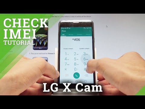 How to Check IMEI and Serial Number in LG X Cam |HardReset.Info