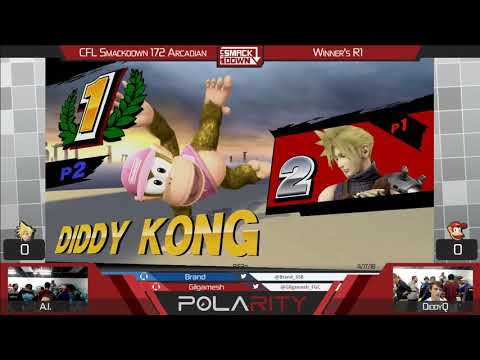CFL Smackdown 172 WiiU - AI (Cloud) vs DiddyO (Diddy) - Winners R1