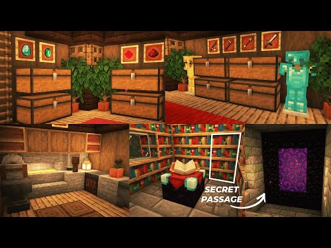 INSANE Minecraft survival basement build!
