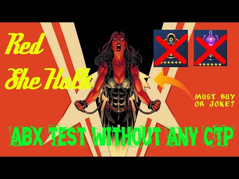 RED SHE HULK ABX RUN(WITHOUT ANY CTP)