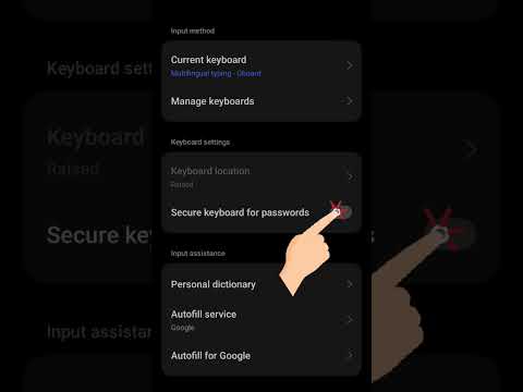 How to Turn On Secure Keyboard in OnePlus | Secure Keyboard Kaise Karen | #oneplus | #shorts
