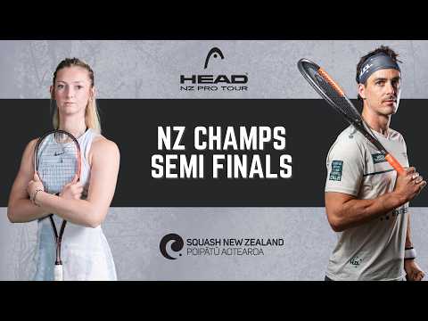 HEAD NZ Squash Champs 2026 | Semi Finals