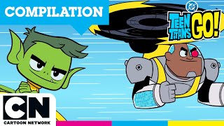Top 5 WEIRDEST Season 9 moments! 🦄🐛 (Teen Titans Go!) |Teen Titans Go | Cartoon Network UK