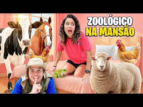 TRANSFORMEI A MANSÃO EM UMA FAZENDA SEM MINHA NAMORADA SABER! - ELA SE REVOLTOU!