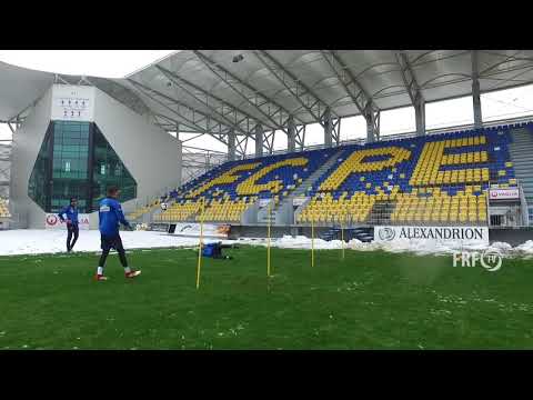 Tricolorii s-au antrenat la Ploiești, pe stadionul "Ilie Oană"
