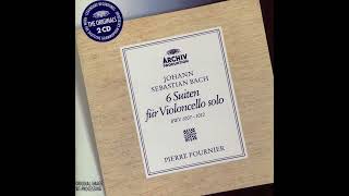 Download lagu JS Bach (1685 - 1750)  |  6 Suites for Violoncello Solo  |  BWV 1007 - 1012  |  Pierre Fournier mp3