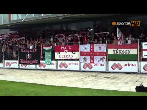 Diósgyőr ultras in Lovech 17.7.2014 Part 2