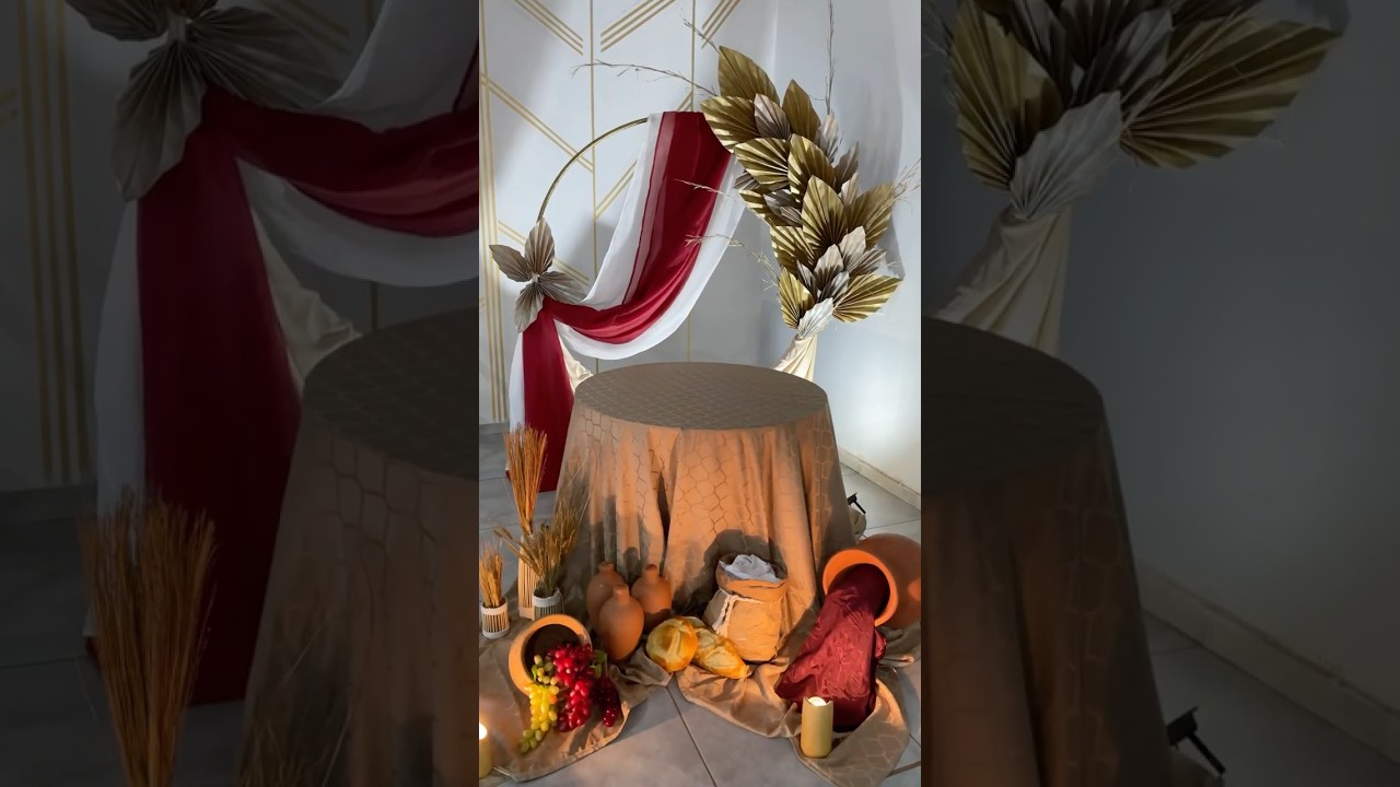 Como decorar mesa de Santa Ceia