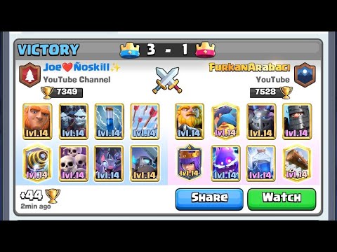 Joe No Skill Vs Furkan Arabaci on arena  (7500+) top 50 🔥 Ladder push