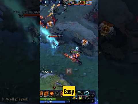 Dota 2 : How to play Shadow fiend like pro #shorts #dota2