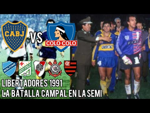 Boca en la Copa Libertadores 1991 | Batalla campal, escándalo y eliminación ante Colo-Colo