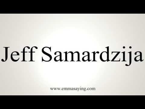 How to Pronounce Jeff Samardzija