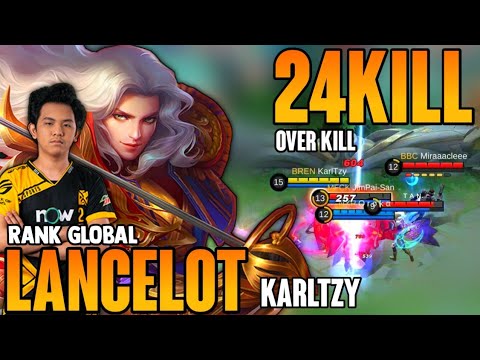 OVERKILL! Karltzy Lancelot Best Build 2021 | Top Global Lancelot Gameplay | Mobile Legends✓