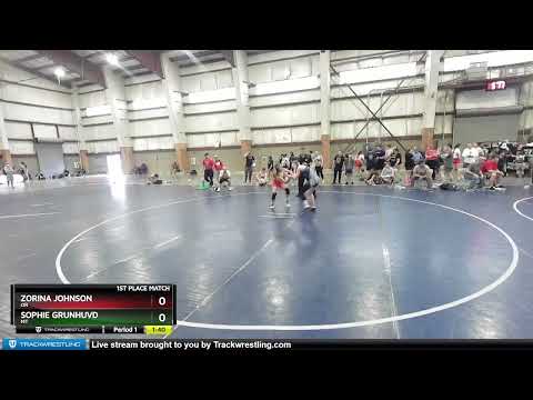 119 Lbs 1st Place Match - Zorina Johnson, OR Vs Sophie Grunhuvd, MT 565a