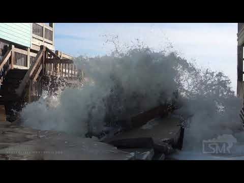11-08-2021 Buxton, NC - Flooding/ Waves Battering Homes