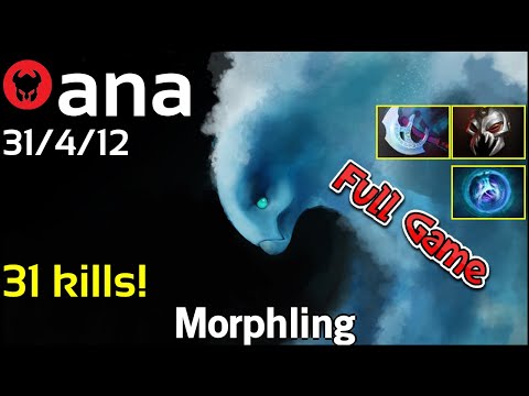 31 kills! ana [OG] plays Morphling!!! Dota 2 Full Game7.21