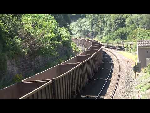 66136 'First London-Yiwu Train' heading through Ambergate