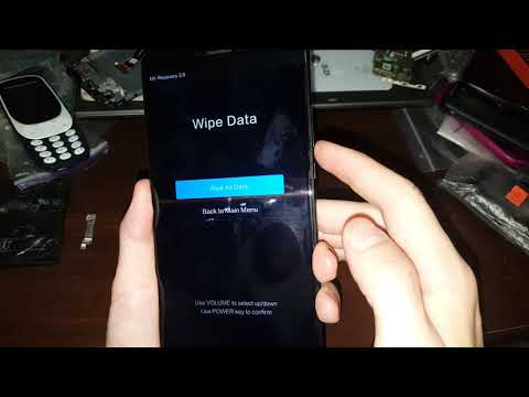 Xiaomi Mi Max 2 Mi Max 3 hard reset сброс настроек графический ключ пароль зависает тормозит висит