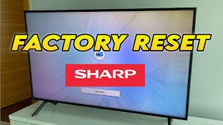 How to Factory Reset Sharp TV to Restore to Factory Settings