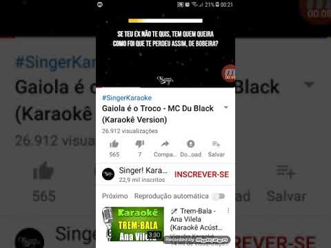 Gaiola é o troco. paródia, Gaiola é o soco