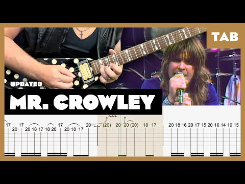 Ozzy Osbourne - Mr Crowley - Guitar Tab | Lesson | Cover | Tutorial | Remake