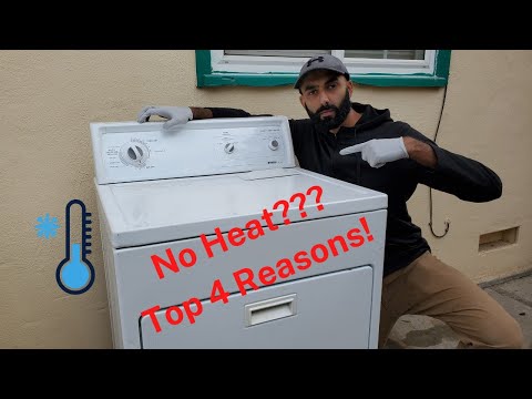 Top Four Reasons Your Dryer Is Not Heating!