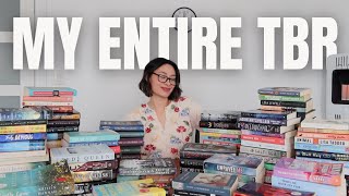 My entire Physical tbr 📚 100+ books | all genres