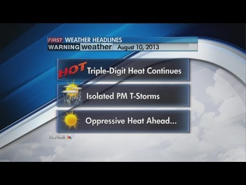 Sunday AM WX Weather Forecast 8/11/13
