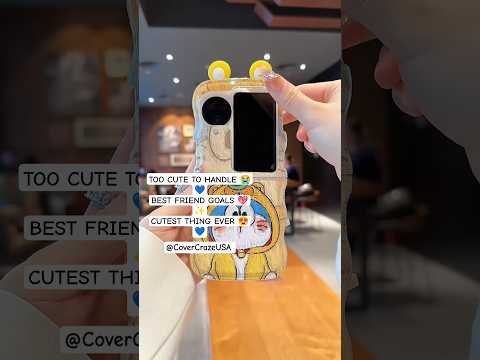 My Best Friend Gifted Me This CUTEST Doraemon Case 😍💙 | OPPO Find N3 Flip #shorts #CoverCrazeUSA